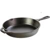 Lodge 10.25 Inch Cast Iron Skillet – Pre-Seasoned Frying Pan with Teardrop Handle – Oven, Stovetop, Grill & Campfire Use – Made in USA – Durable, Non-Toxic, Even-Heating Cookware – Black(10.25 Inch)
