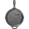 Lodge 10.25 Inch Dolly Parton Pre-Seasoned Cast Iron Stamped Skillet – Signature Teardrop Handle – Use in the Oven, on the Stove, on the Grill, or Over a Campfire, Black(10.25 inch)