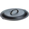 Lodge 12 Inch Cast Iron Lid. Classic 12-Inch Cast Iron Cover Lid with Handle and Interior Basting Tips.(12 Inch)