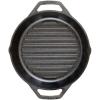 Lodge 12″ Cast Iron Dual Handle Grill Pan, Black(10.25 Inch)
