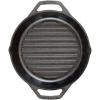 Lodge 12″ Cast Iron Dual Handle Grill Pan, Black(12 Inch)