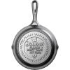 Lodge 8 Inch Dolly Parton Pre-Seasoned Cast Iron Stamped Skillet – Signature Teardrop Handle – Use in the Oven, on the Stove, on the Grill, or Over a Campfire – Jolene(Standard)