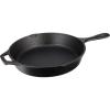 Lodge 8 Inch Pre-Seasoned Cast Iron Stamped Skillet – Signature Teardrop Handle – Use in the Oven, on the Stove, on the Grill, or Over a Campfire – Deer(10.25 inch)
