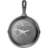 Lodge 9 inch Skillet Clock Inspired by Dolly Parton hit Song 9 to 5″ – for Decorative Use Only – Hand Wash, Collector’s Piece, 1 AA Battery Required (not Included).