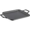 Lodge BOLD 12 Inch Seasoned Cast Iron Griddle, Design-Forward Cookware(Square Griddle with Loop Handles)