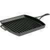 Lodge Blacklock 12 Inch Triple Seasoned Cast Iron Grill Pan – Lightweight Design – Natural, Non Stick Pans – Cast Iron Square Grill Pan – Lasts 100 Years