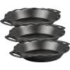 Lodge Cast Iron 9 Inch Pie Pan(9 Inch (Pack of 3))