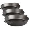 Lodge Cast Iron Baker’s Skillet(10.25 inch (Pack of 3))