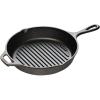 Lodge Cast Iron Grill Pan, 6.5 Inch, Black(10.25 Inch)