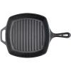 Lodge Cast Iron Grill Pan, Square, 10.5 Inch(10.5-Inch Grill Pan)