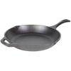 Lodge Chef Collection 10″ Pre-Seasoned Cast Iron Skillet – Kitchen Essential for Frying & Searing