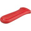 Lodge Deluxe Silicone Hot Handle Holder – Dishwasher Safe Hot Handle Holder Designed for Lodge Cast Iron Skillets 9 Inches+ w/Keyhole Handle – Reusable Heat Protection Up to 550° – Red(Red)