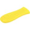 Lodge Silicone Hot Handle Holder – Dishwasher Safe Hot Handle Holder Designed for Lodge Cast Iron Skillets 9 Inches+ w/Keyhole Handle – Reusable Heat Protection Up to 500° – Black(Yellow)